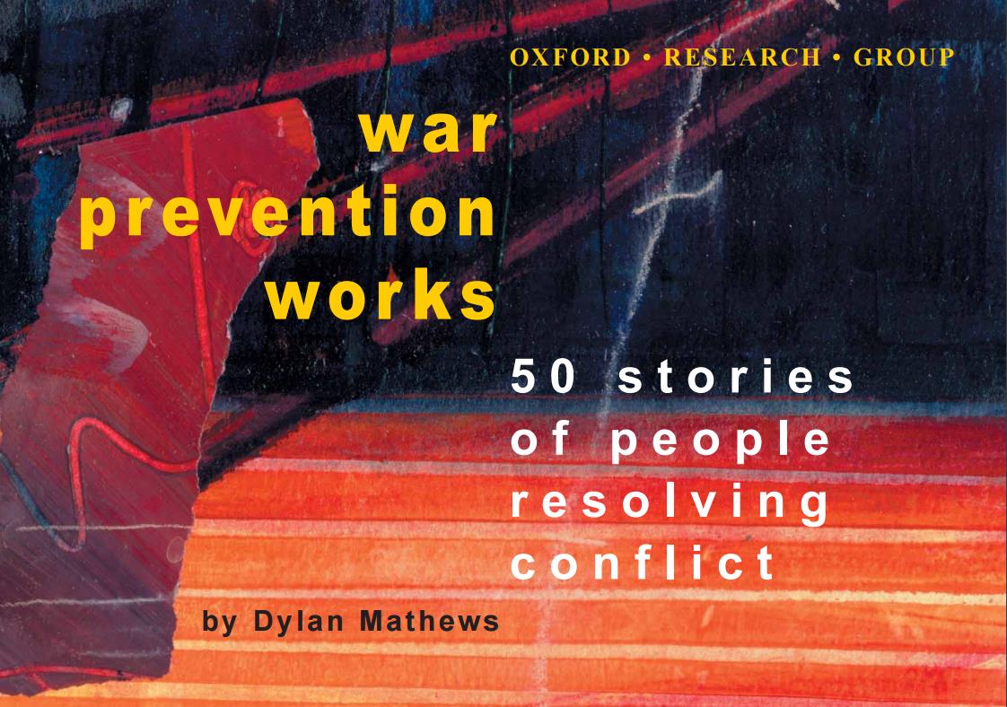 War Prevention Works Peace Direct
